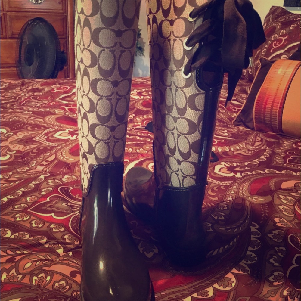 New Coach Rainboots
